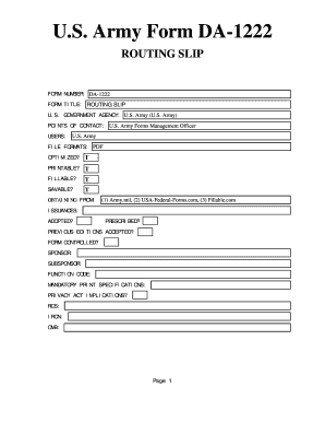 Detail Routing Slip Template Nomer 32
