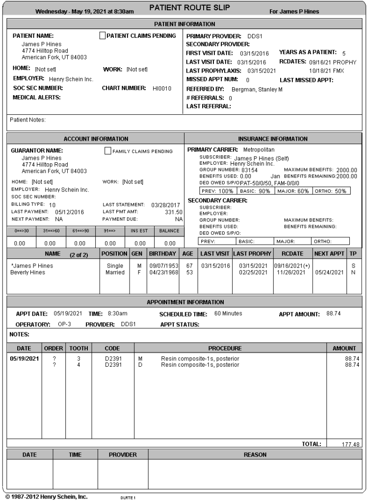 Detail Routing Slip Template Nomer 36