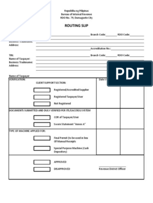 Detail Routing Slip Template Nomer 46