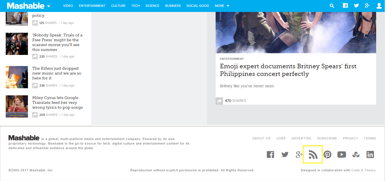 Detail Rss Feed Template Nomer 26