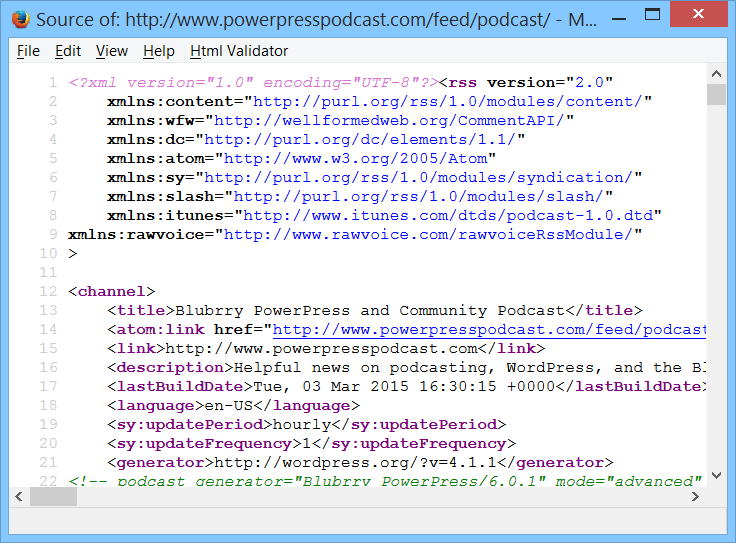 Detail Rss Feed Template Nomer 42