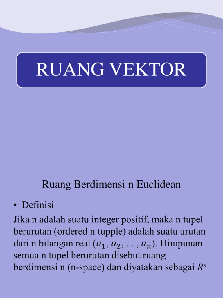 Detail Ruang Vektor Ppt Nomer 11