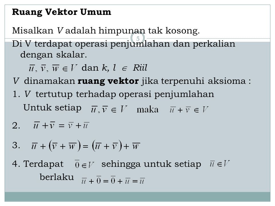 Detail Ruang Vektor Ppt Nomer 12