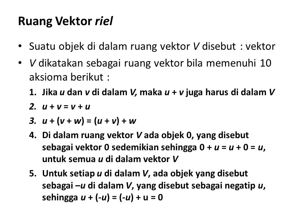 Detail Ruang Vektor Ppt Nomer 18