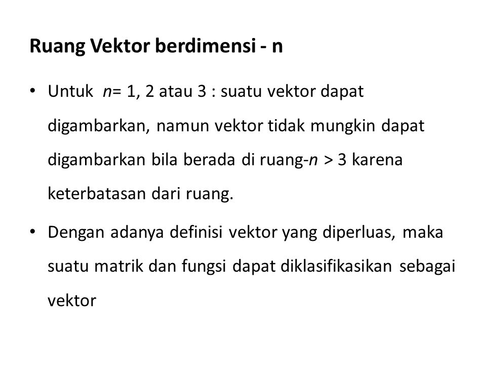 Detail Ruang Vektor Ppt Nomer 3