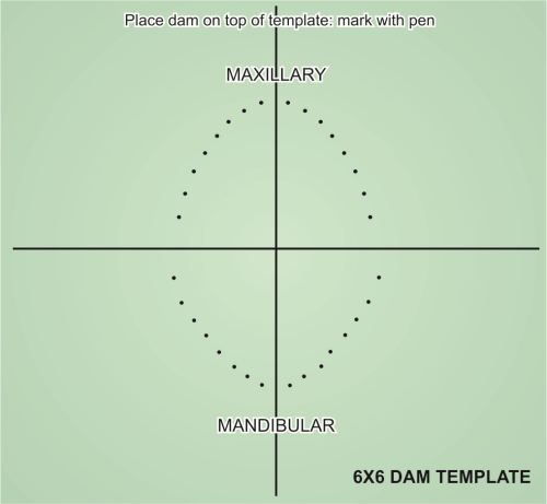 Detail Rubber Dam Stamp Template Nomer 25