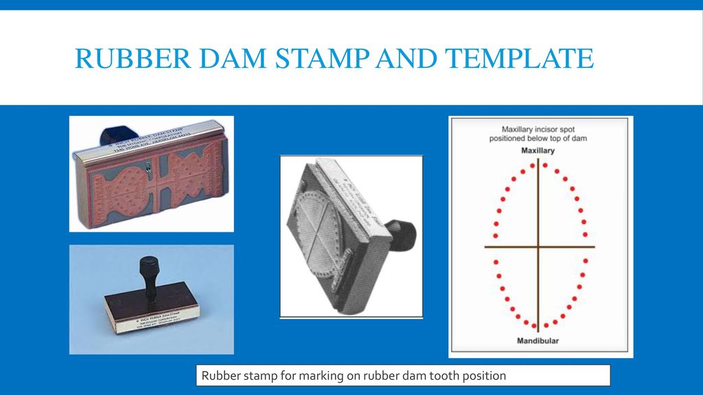 Detail Rubber Dam Stamp Template Nomer 26