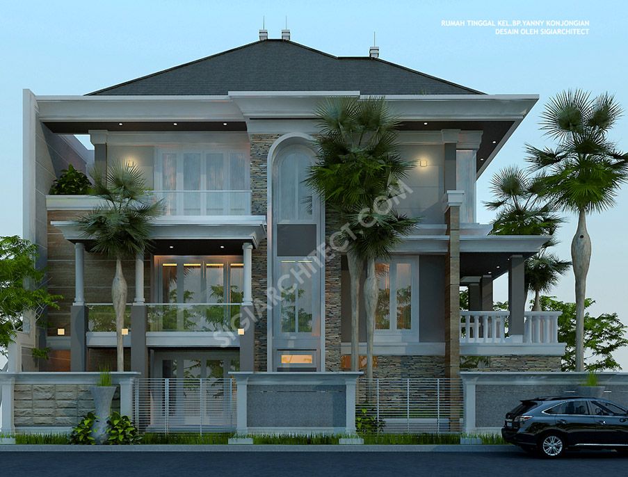 Detail Rumah Classic Modern Nomer 35