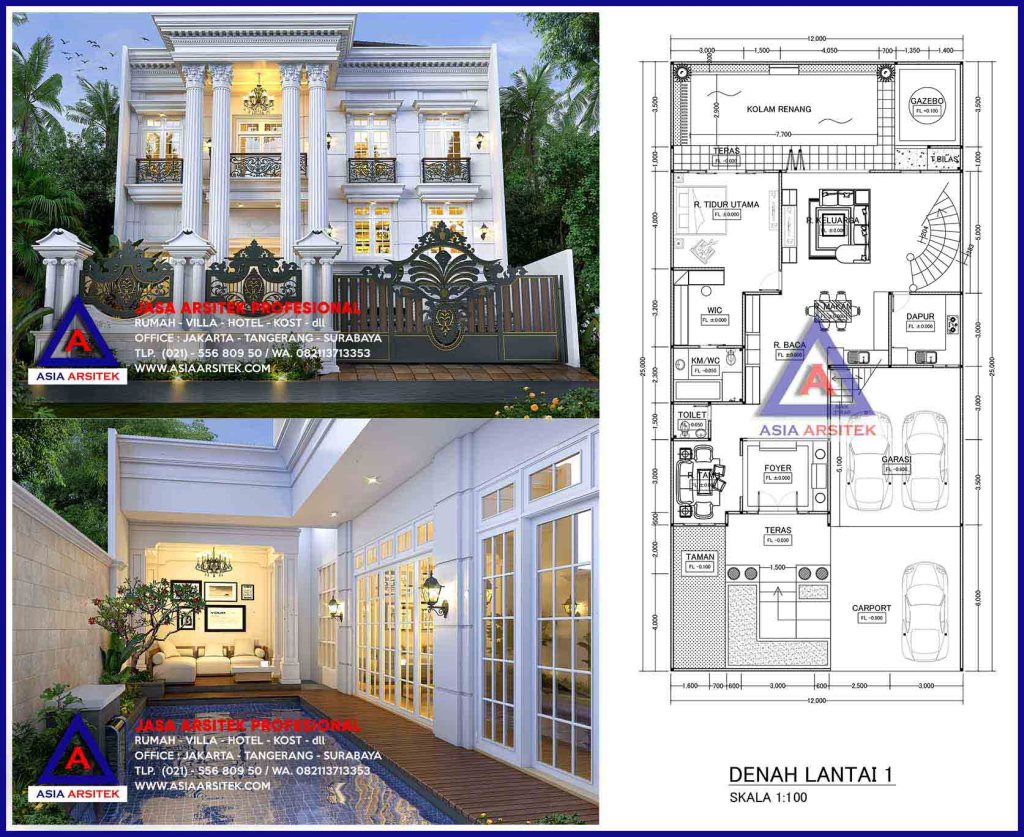 Detail Rumah Classic Modern Nomer 46