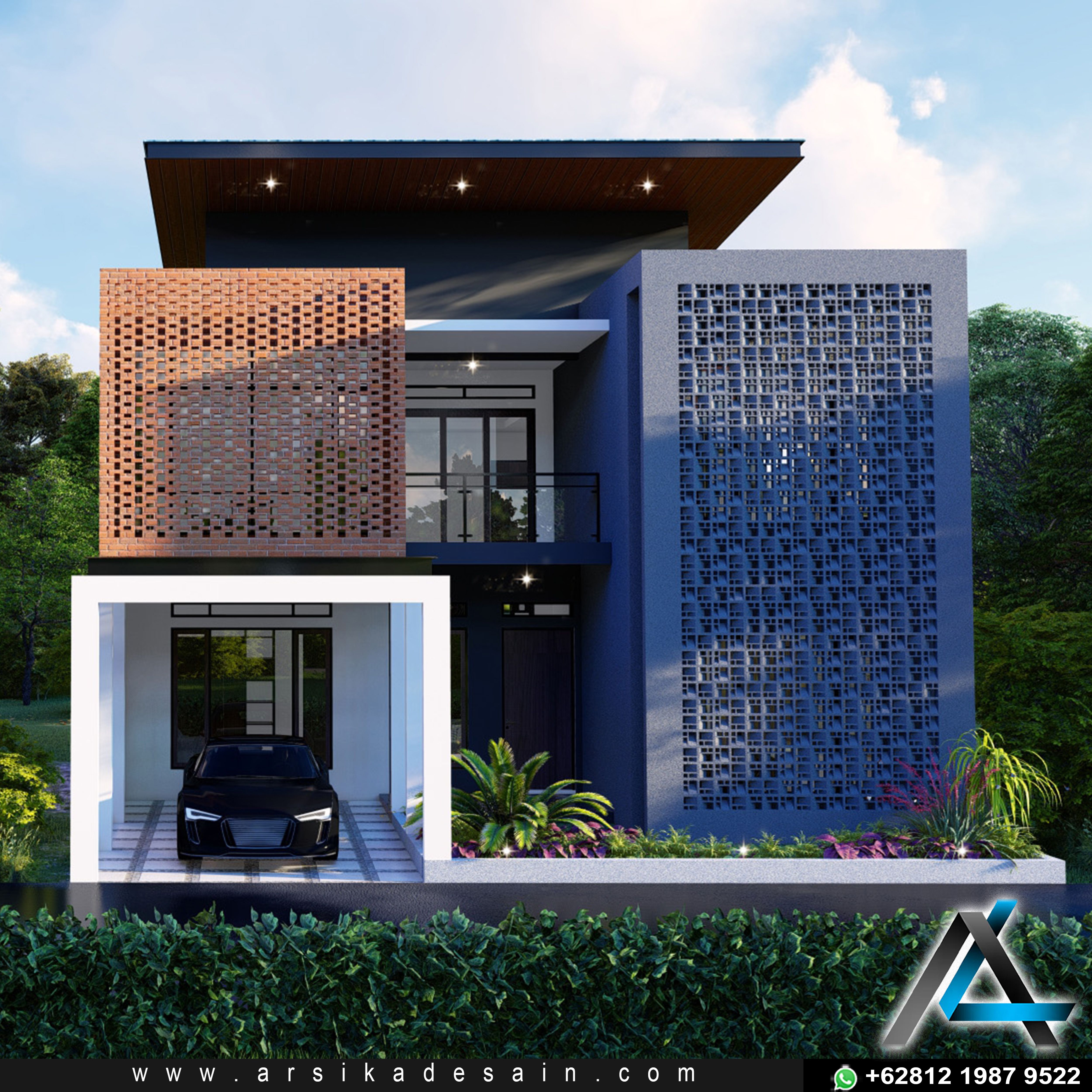 Detail Rumah Gaya Industrial Minimalis Nomer 37