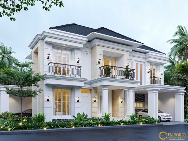 Detail Rumah Gaya Klasik Modern Nomer 16