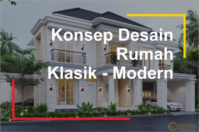 Detail Rumah Gaya Klasik Modern Nomer 41