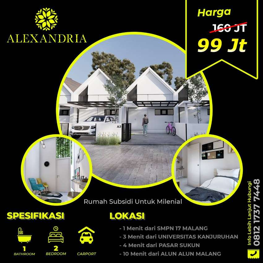 Detail Rumah Harga 150jt Di Malang Nomer 45