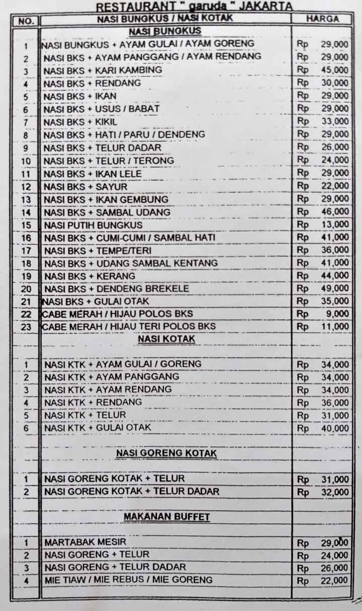 Detail Rumah Makan Padang Garuda Kelapa Gading Nomer 2