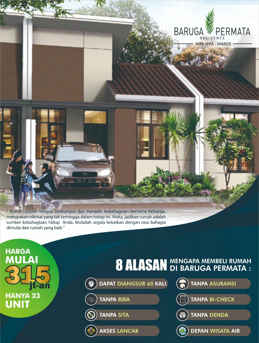 Detail Rumah Murah Tanpa Dp Cicilan Ringan Makassar Nomer 6