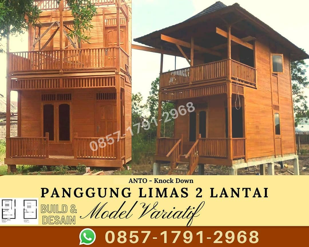 Detail Rumah Papan Tingkat Nomer 3