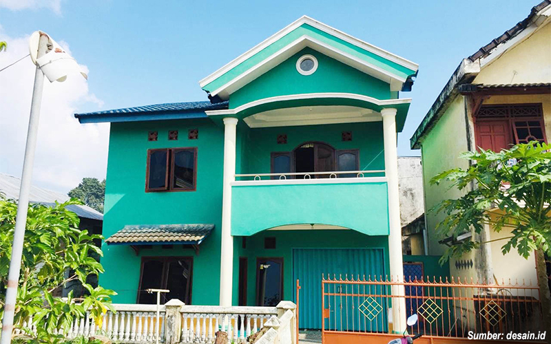 Detail Rumah Tingkat Lantai Papan Nomer 30