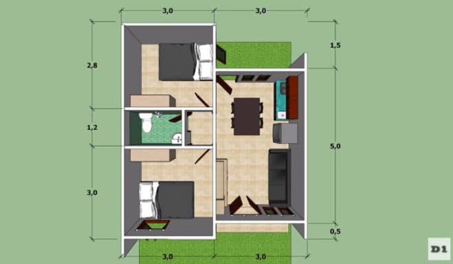 Detail Rumah Type 36 Berapa Meter Nomer 27