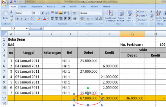 Detail Rumus Buku Besar Nomer 8