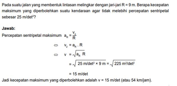 Detail Rumus Gaya Sentripetal Nomer 16