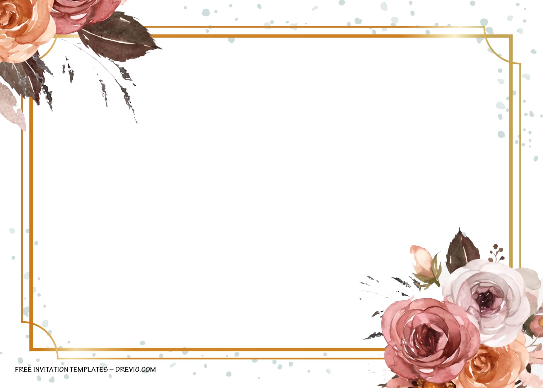 Detail Rustic Floral Template Nomer 9