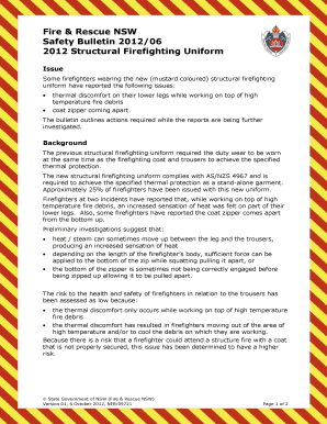 Detail Safety Bulletin Template Nomer 2
