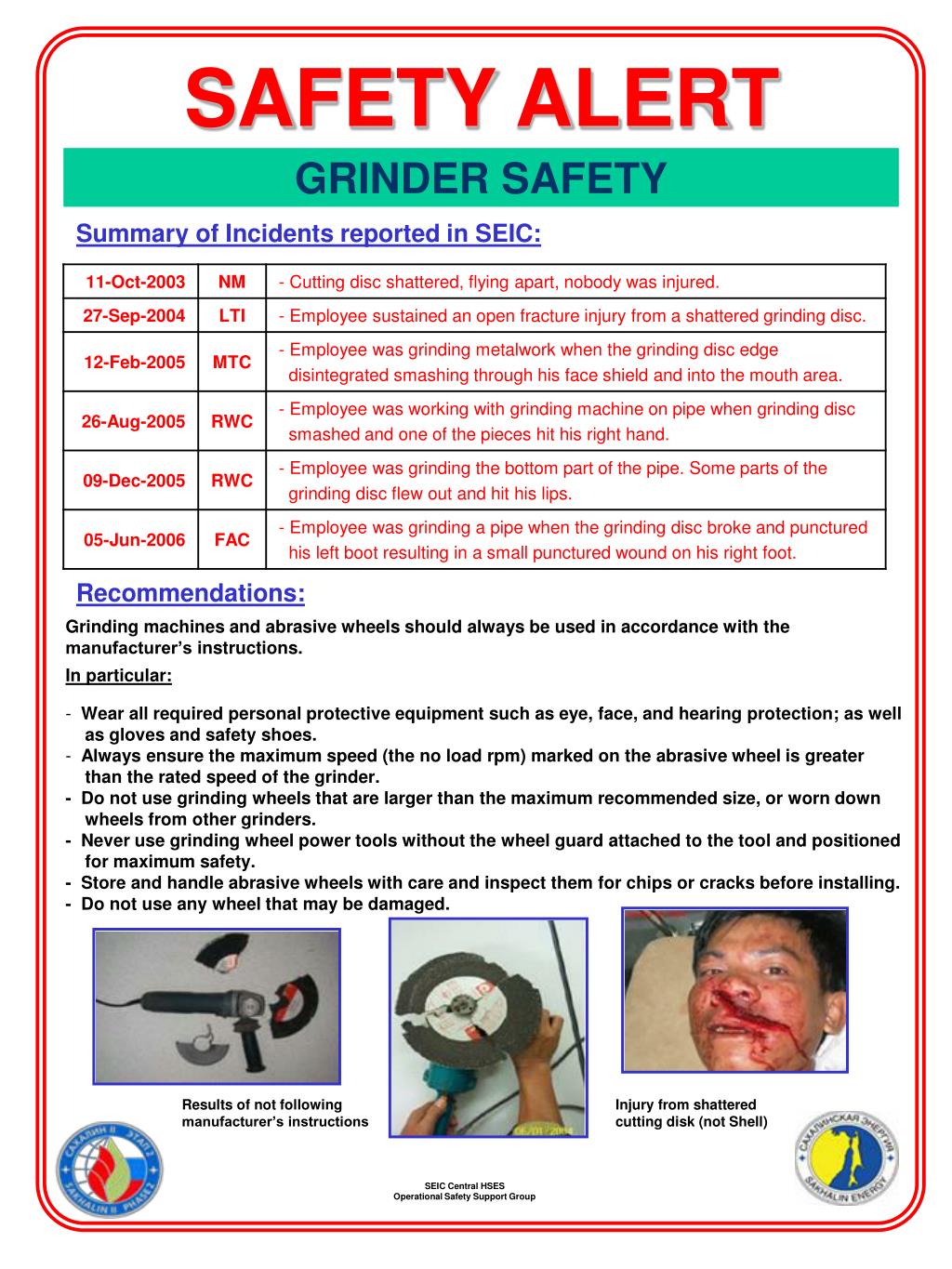 Detail Safety Bulletin Template Nomer 15