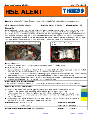 Download Safety Bulletin Template Nomer 28