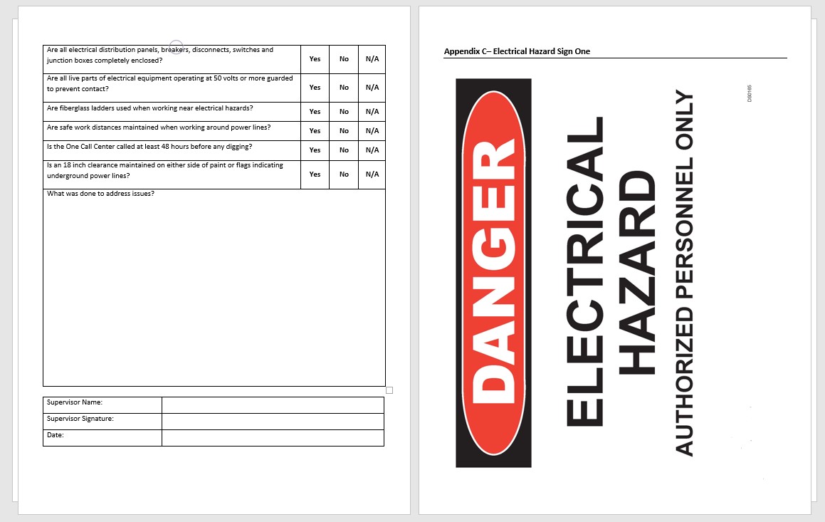 Detail Safety Bulletin Template Nomer 49