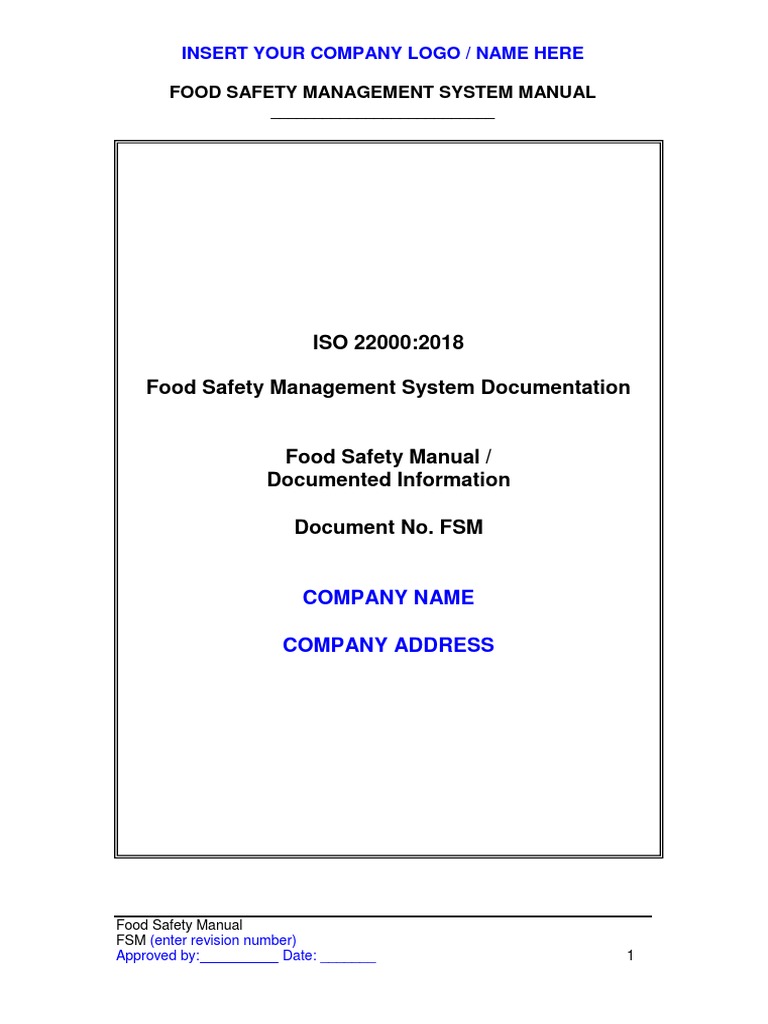 Detail Safety Management System Manual Template Nomer 10