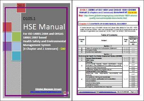 Detail Safety Management System Manual Template Nomer 3