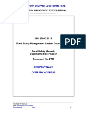 Detail Safety Management System Manual Template Nomer 24