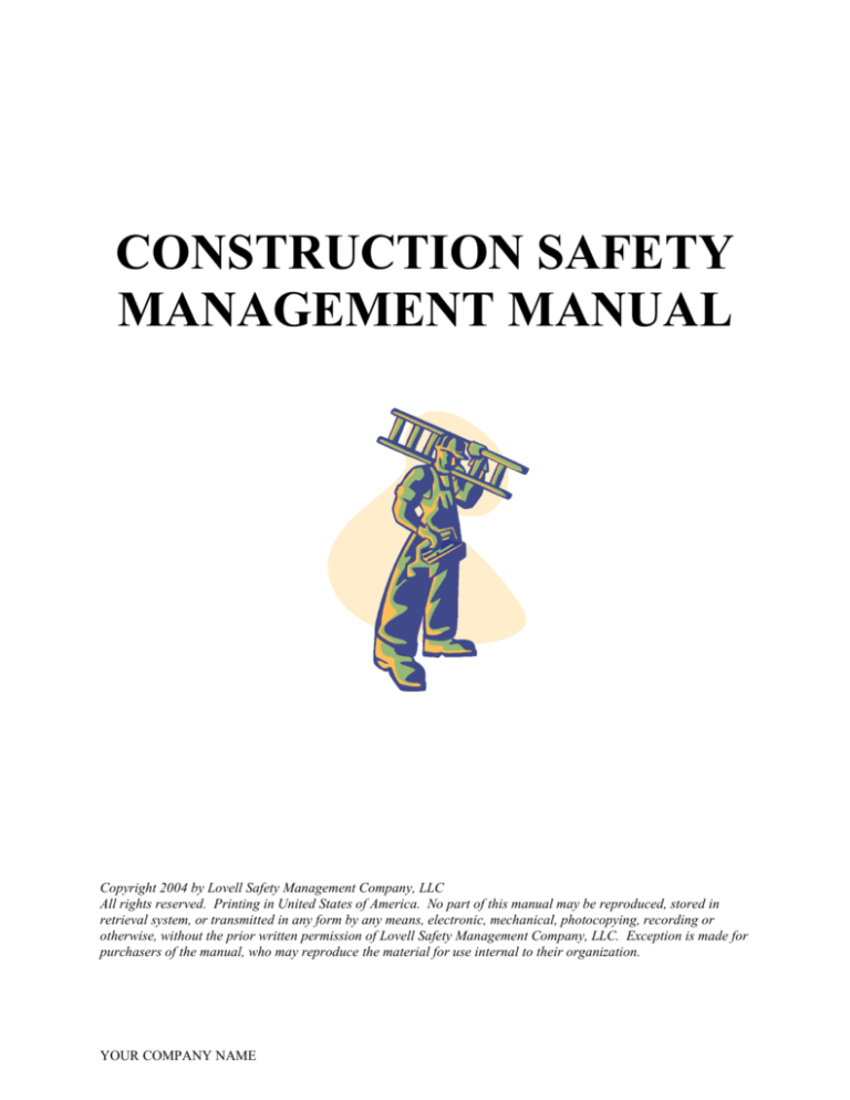 Detail Safety Management System Manual Template Nomer 42