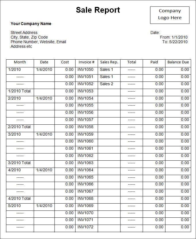 Detail Sales Dashboard Template Free Download Nomer 44