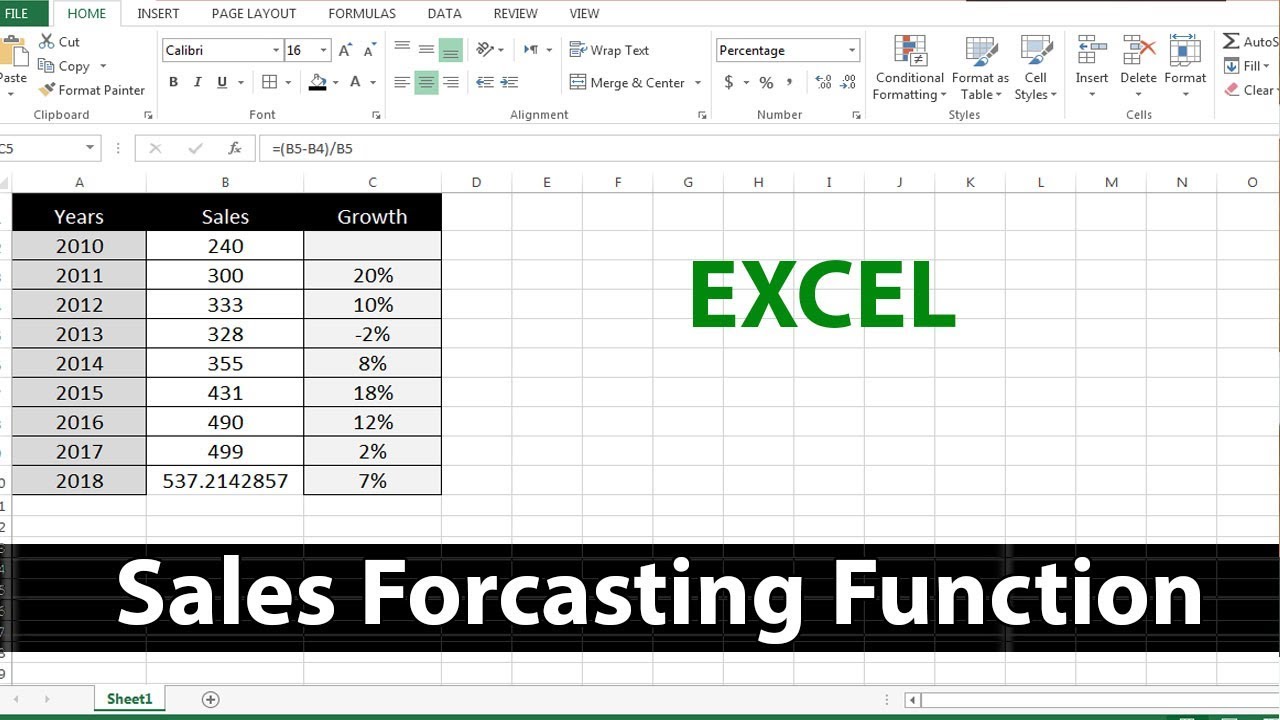 Detail Sales Projection Template Excel Nomer 22