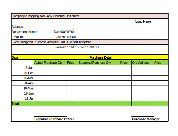 Detail Sales Report Template Excel Download Nomer 14