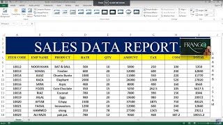 Detail Sales Report Template Excel Download Nomer 10