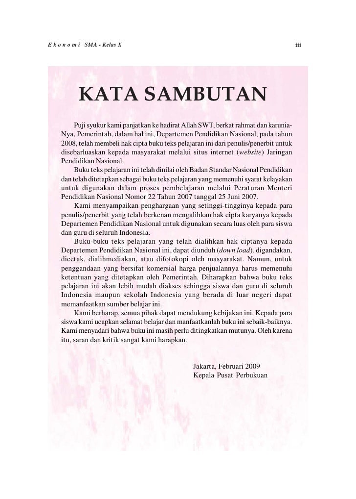 Detail Sambutan Kepala Sekolah Di Buku Tahunan Nomer 22