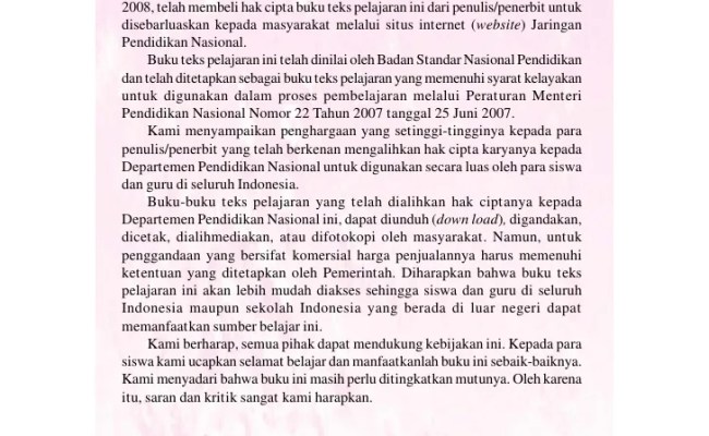 Detail Sambutan Kepala Sekolah Di Buku Tahunan Nomer 9