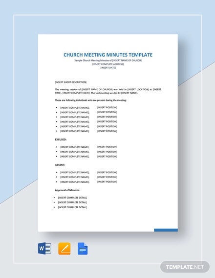 Detail Sample Meeting Minutes Template Nomer 20