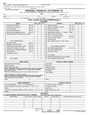 Detail Sample Personal Financial Statement Template Nomer 27