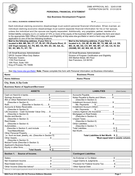 Detail Sample Personal Financial Statement Template Nomer 49