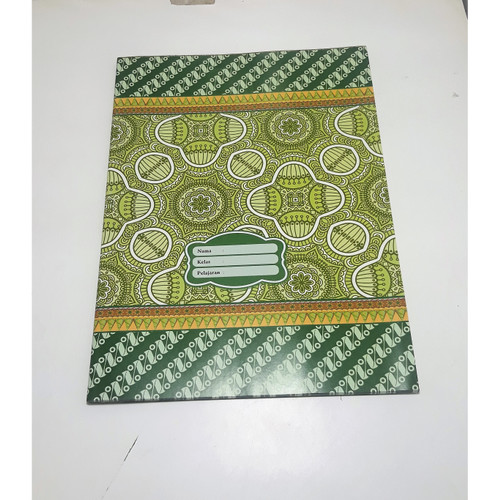 Detail Sampul Buku Tulis Batik Nomer 2