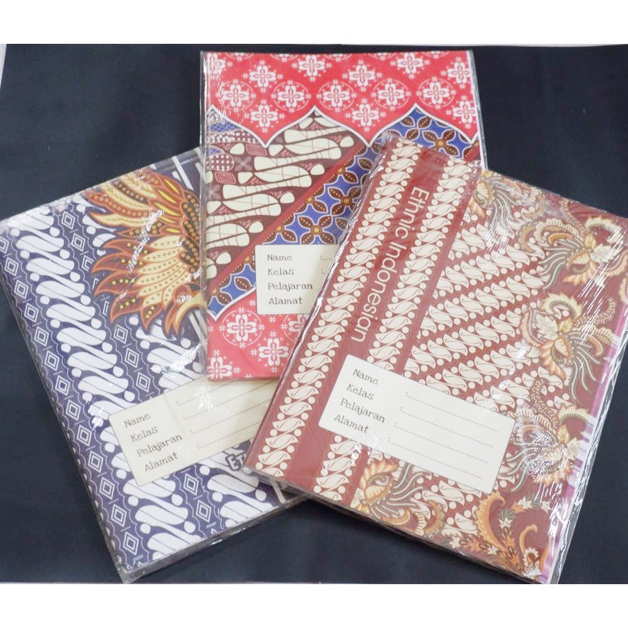 Detail Sampul Buku Tulis Batik Nomer 13