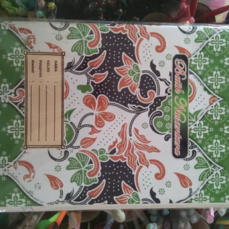 Detail Sampul Buku Tulis Batik Nomer 24