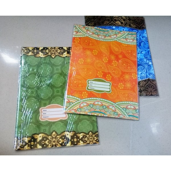 Detail Sampul Buku Tulis Batik Nomer 27