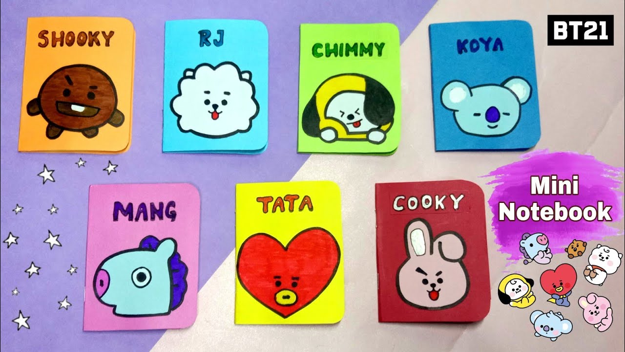 Detail Sampul Buku Tulis Bt21 Nomer 48