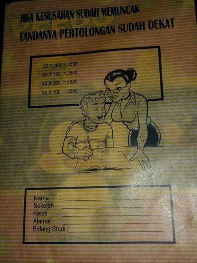 Detail Sampul Buku Tulis Keren Nomer 40