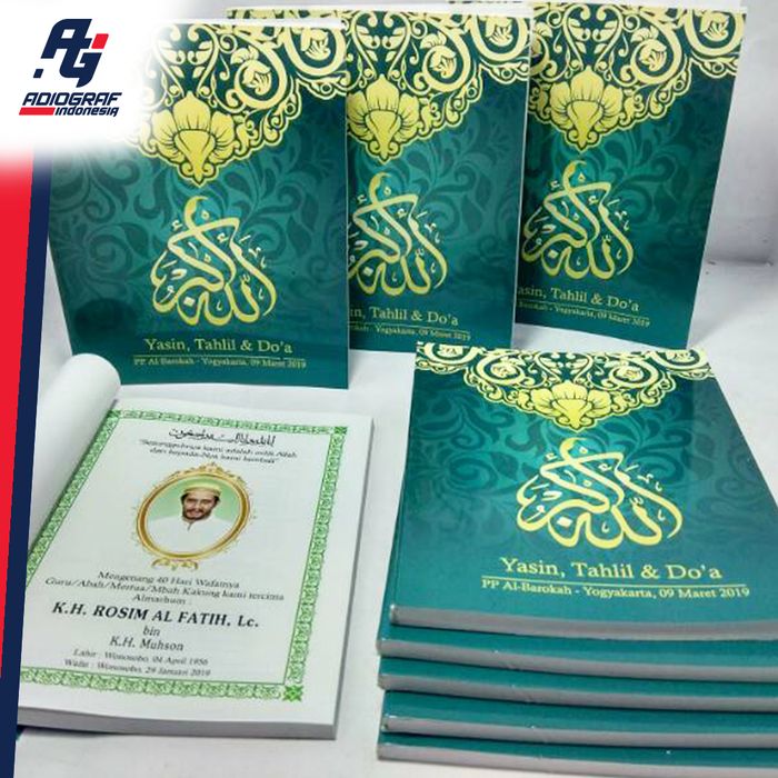 Detail Sampul Buku Yasin Dan Tahlil Nomer 30