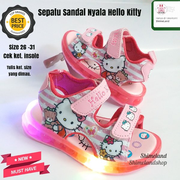Detail Sandal Anak Hello Kitty Nomer 18